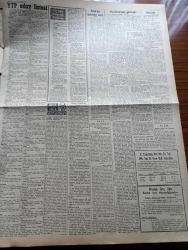 Vatan Gazetesi - 26 Eylül 1961 - İsmet İnönü Seçim Kampanyasının İlk Konuşmasını Yaptı - Milli Birlik Komitesi'ni Devirmeye Teşebbüsten Sanık Olan Ahmet Çiftçi'nin 17 Gün Süren Müşahadesi Sona Erdi - İsmet İnönü'nün Gezisinden Notlar - Ragıp Gümüşpala Adalet Partililer Çok Mağdur Oldular Dedi - Başkan Cemal Gürsel Dün Salim Başol İle Görüştü - Harp Silahları Yok Edilmelidir - Cumhuriyetçi Köylü Millet Partisi İl İdare Kurulundan 5 Üye İstifa Etti - Radyo Tiyatrosu - İstanbul'un Kurtuluşu Törenle Kutlanacak - Anayasa Mahkemesi - Berlin Sanat Festivali - Gavurdağlı Fatma Serhan'ın Romanı Yazı Dizisi - Amerika'nın Berlin Hakkındaki Tutumunun Değiştiği Söylentileri Birbirini Tutmuyor - Fidel Castro'ya Karşı Bir Seri Suikast Teşebbüsü Meydana Çıkarıldı - Usta Diplomat Dillon Che'ye Karşı - Doludizgin Samim Kocagöz'ün Romanı Yazı Dizisi - Kennedy'nin Büyük Savaşı Yazan K S. Karol - Borç Borç Borç Ve Fenerbahçe'ye Protesto - Altı Aylık Askerler Asıl Takımlarında Oynayacak