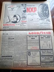 Vatan Gazetesi - 17 Nisan 1955 - Pakistan'da Temelleşme Yazan Ahmet Emin Yalman Köşe Yazısı - Rusya Ortadoğu Paktını Bozmak Teşebbüsünde - Mısır Başvekili Abdulnasır Komünist Çin'e Davet Edildi - Hayati Karaşahin Nasıl İdam Edildi - Kıbrıs'ta Türklere Ölüm Diye Bağırıldı - Hanımın Çiftliği Yazan Orhan Kemal Yazı Dizisi - Avrupa Savunma Camiası Yazan Doktor Hamza Eroğlu - Geçmişte Bugün 313 Türk Yunan Harbi Yazan Feridun Fazıl Tülbentçi Yazı Dizisi - Bir Hastanede Deliler İsyan Etti - Gazeteci Ceyn Arden'in Maceraları - Şah İsmail Yazan Feridun Fazıl Tülbentçi Yazı Dizisi - Osmanlı Tarihinden Sayfalar İlk Başvekillerimiz Yazan Feridun Fazıl Tülbentçi Yazı Dizisi - Toprak Sevgisi Senaryo Ve Resim Çetin A. Özkırım - Karanlığın Kapısı Yazan Joan Henri Yazı Dizisi - Macera Filmleri İle Alay Eden Bir Film Sarışın Şeytan - Humphrey Bogart İle Gina Lollobrigida Sarışın Şeytan Filminde Fotoğraf - Ping Pong Dünya Şampiyonası Hollanda'da Başladı - Good Year Lastikleri - Gripin - Sümerbank