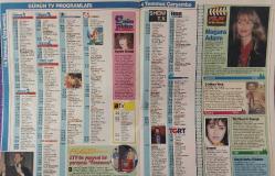 SABAH GAZETESİ-YENİ-TV GUİDE DERGİSİ-MODERN TV DERGİSİ-10 TEMMUZ-16 TEMMUZ -SAYI:25-KAPAK-FOTOĞRAF-RÖPORTAJ-GÜLGÜN FEYMAN TECRÜBESİ-HÜLYA AVŞAR'I İDARE ETMEK-FERHAN ŞENSOY KAYBET-KAZAN-BRONSON'UN İLK TV DİZİSİ-SCHWARZENEGGER GERÇEĞE ÇAĞRI FİLMİ İLE EKRANDA-NEREDEN ÇIKTI BU SOĞUKLUK-HÜLYA UĞUR-16 YILLIK TECRÜBE-KAPTAN BRONSON-NEŞE KARABÖCEK-SHARON STONE-METİN BELGİN-AYŞEN GRUDA-JODIE FOSTER BİR ZAMANLAR-CYBİLL SHEPHERD-KADER ZAMANI-ACELE KOCA ARANIYOR-TÜRKAN ŞORAY-BÜLENT KAYABAŞ-AYŞEN GRUDA-AYNA AYNA-NECO-KUZEY KIBRIS TÜRK CUMHURİYETİ-ATV-TGRT-SHOW TV-GENÇ CARUSO-POLİS DOSYASI-BİR BAŞKA GECE-YASEMİN BOZKURT-YENİ YILDA CİNAYET-ERTÜRK YÖNDEM-AMATÖR SES YARIŞMASI-KAAN GİRGİN-METİN BELGİN-FERHAN ŞENSOY-MELEK BAYKAL-ERKAN YOLAÇ