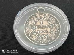 Bavyera Krallığı, Bayern 1 Gulden 1852 (Gümüş)