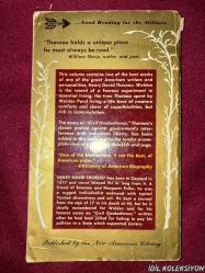WALDEN OR LİFE İN THE WOODS / ON THE DUTY OF CİVİL DİSOBEDİENCE / HENRY DAVİD THOREAU / MENTOR BOOK / NEW AMERİCAN LİBRARY / İNGİLİZCE KİTAP (WALDEN VEYA ORMANDA YAŞAM / SİVİL İTAATSİZLİK GÖREVİ ÜZERİNE) HAFİF YIPRANMALARI MEVCUT