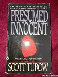 SCOTT TUROW / PRESUMED INNOCENT / WARNER BOOKS / İNGİLİZCE KİTAP (MASUM OLDUĞU VARSAYILIYOR)