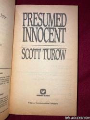 SCOTT TUROW / PRESUMED INNOCENT / WARNER BOOKS / İNGİLİZCE KİTAP (MASUM OLDUĞU VARSAYILIYOR)