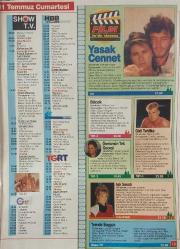 SABAH GAZETESİ-YENİ-TV GUİDE DERGİSİ-MODERN TV DERGİSİ-31 TEMMUZ-6 AĞUSTOS-SAYI:28-KAPAK-FOTOĞRAF-RÖPORTAJ-GÜNER ÜMİT-SUNUCU DEĞİL ŞOVMENIM-HARİKA AVCI-ÇOK IDDALI-PEMBE DİZİ HABERLERİ-UYDULARDAN SEÇMELER-ÖRGÜT-İKİ BÖLÜM HALINDE ATV'DE-HARIKA EVCI EKRANI SARSACAK-TÜRKIYE GÜZELI HEDEFINI BELIRLEDI-ARZUM ONAN-NAZAR DEĞMESIN-NURHAN DAMCIOĞLU-ATILLA OLGAÇ-SISTER ACT-MERAKLI MELAHAT-GÜNÜN YILDIZI-MİNE KOŞAN-AYLA ALGAN-YASAK CENNET-KOKTEYL'DE YILDIZLAR GEÇİDİ-LEVENT YÜKSEL-DEVLERIN ÖLÜMÜ-ROBERT MITCHUM-PETER STRAUSS-CONNIE SELLECCA-DAVID MORSE-FERHAN ŞENSOY-32.GÜN -MEHMED ALİ BİRAND-MELEKLERIN ÖFKESI-1-YARINLAR BIZIM-SALI EĞLENCELERI CIVIL CIVIL-DEFNE SAMYELİ-DEMET AKBAĞ-KORKUSUZ TYLO-SEVEN KADIN KISKANIR-ELVEDA SARI SAÇLARIM-