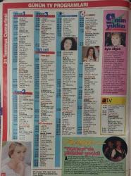 SABAH GAZETESİ-YENİ-TV GUİDE DERGİSİ-MODERN TV DERGİSİ-31 TEMMUZ-6 AĞUSTOS-SAYI:28-KAPAK-FOTOĞRAF-RÖPORTAJ-GÜNER ÜMİT-SUNUCU DEĞİL ŞOVMENIM-HARİKA AVCI-ÇOK IDDALI-PEMBE DİZİ HABERLERİ-UYDULARDAN SEÇMELER-ÖRGÜT-İKİ BÖLÜM HALINDE ATV'DE-HARIKA EVCI EKRANI SARSACAK-TÜRKIYE GÜZELI HEDEFINI BELIRLEDI-ARZUM ONAN-NAZAR DEĞMESIN-NURHAN DAMCIOĞLU-ATILLA OLGAÇ-SISTER ACT-MERAKLI MELAHAT-GÜNÜN YILDIZI-MİNE KOŞAN-AYLA ALGAN-YASAK CENNET-KOKTEYL'DE YILDIZLAR GEÇİDİ-LEVENT YÜKSEL-DEVLERIN ÖLÜMÜ-ROBERT MITCHUM-PETER STRAUSS-CONNIE SELLECCA-DAVID MORSE-FERHAN ŞENSOY-32.GÜN -MEHMED ALİ BİRAND-MELEKLERIN ÖFKESI-1-YARINLAR BIZIM-SALI EĞLENCELERI CIVIL CIVIL-DEFNE SAMYELİ-DEMET AKBAĞ-KORKUSUZ TYLO-SEVEN KADIN KISKANIR-ELVEDA SARI SAÇLARIM-