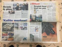 Milliyet Gazetesi - 22 Mart 1999  - Hikaye - AP - Çelik - Türkiye - Fabri - Fabrika - Lens - Seçim - Fikret Bila - Başbakan - DTP - BM - Meclis - Demokrasi - İstanbul - Tıp - Tekstil - Tank - Belçika - Dünya Bankası - Moda - Vural Savaş - Savcı - Türkan Şoray - Edip Akbayram - Sağlık - Fenerbahçe - Teknik Heyet - Şampiyonluk - Galatasaray - Teknik Direktör - Ceza - Antrenman - Arsenal - Almanya - Freiburg - Bayern - Bayern Münih - Zara - Film - Yönetmen - Avukat - LP - Defne Samyeli - Sinema - Dizi - Beşiktaş - NATO - Yıldız Futbolcu - Bale - Taraftar - Real Madrid - Tottenham - Partizan - Kupa - Southampton - Everton - İspanya - Litvanya - Celta Vigo - Lazio - Nez - Peru - Fransa - Harun - Savunma - Bordeaux - Strasbourg - Mars - Basketbol - Şili - Model - Fatih Terim - Finlandiya - ABD - Moldova - Otel - Miami Heat - Houston Rockets - Charles Barkley - Ankara - Ekonomi - CHP - Sanat - Sergi - Faiz