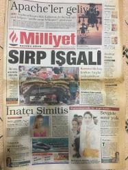 Milliyet Gazetesi - 31 Mart 1999 AP -  - ABD - Helikopter - Tank - Yasemin Çongar - Vietnam - Göç - Ferri - Sanat - Yunanistan - Kamu Düzeni - Askeri - PKK - Kurtarma - Silah - Mülteci - Diplomasi - NATO - Rusya - Fikret Bila - Başbakan - Anıt - Turizm - Ahmet Tan - Ekonomi - Hasan Cemal - Türkiye - Yönetmen - Film - Senaryo - Sinema - Dizi - Özgün - Otel - Belediye - Sağlık - LP - Zara - Basketbol - Basın Toplantısı - Basın - Fenerbahçe - Kulüp Doktoru - Dikiş - Beşiktaş - Teknik Direktör - Transfer - Hastane - Atlanta Hawks - Gökçe - Mustafa Doğan - Altyapı - Antrenman - Teknik Heyet - Tarım - Kredi - Taraftar - Almanya - Finlandiya - Andorra - Fransa - Portekiz - Polonya - Romanya - Bulgaristan - Malta - Ukrayna - Litvanya - Letonya - Estonya - Ermenistan - Azerbaycan - Roman - Fatih Terim - Hasan Şaş - Ceza - Galatasaray - Maç Günü - Juventus - Turnuva - Hazırlık Maçı - Efes Pilsen - Mücevher - Kupa