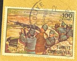 Mektup Zarfından Kesilmiş / Postadan Geçmiş Pul Filateli - Damgalı - 2.İNÖNÜ ZAFERİ 1921-1971, 100 KURUŞ - Türkiye Cumhuriyeti, NOSTALJİK DOĞUM GÜNÜ HEDİYESİ