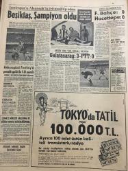 HÜRRİYET GAZETESİ  25 NİSAN 1966 YIL :18 SAYI :6459---Almanya 4 yıl sonra işçi kabul etmeyecek --Senato Ön Seçim ,Dün Sükunet İçinde Yapıldı ---Gangsterler 7,5 milyon lira tutan mükafatı Türkiye ye getirecekler ---Türk -İş siyasi partilerin tutumlarını tenkit etti ---Suni gübreye yılda 115 milyon lira ödeniyor ---Ben artık aktris Süreyya yım :Mahzun prenses henüz evliliği düşünmüyor ---203 İtalyan Turist Geri Dönmek İstedi ---Boğaz yolu 8 milyon liraya onarılacak ---Cehalet ve korku yüzünden kanserden ölenler çoğalıyor ---Beşiktaş ,Şampiyon Oldu --Ankaragücü Feriköy 'ü Penaltı Golü ile 1-0 Yendi ---Fenerbahçe :0 Hacettepe :0---Galatasaray :3 PTT :0---Federasyon Kupası Maçları ---Pencere Modası ---Trende patlayan bomba 29 kişiyi öldürdü ---Boğmacadan 21 Çocuk Öldü ---Radyo Programları ---Gençlerbirliği :1 Adana Demirspor :1--Almanya da işçi ihtiyacı ---