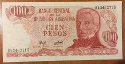 ARJANTİN 100 PESOS ÇİL  RESİMDEKİ ÜRÜN