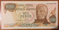 ARJANTİN 1000 PESOS ÇİL  RESİMDEKİ ÜRÜN