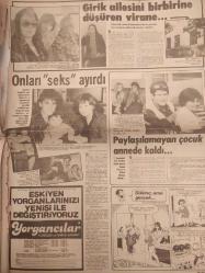 Hafta Sonu Haftalık Aktüalite Sinema Tiyatro Müzik ve Magazin Gazetesi - Yıl:10 Sayı:43 - Zeki Müren, huzuru yine annesinin dizi dibinde buldu - Zavallı Ayşecik, Zeynep Değirmencioğlu - Sonbahar ve mideniz - Kanser savaşında dev adım - Cihan Ünal'a ilk yasak - Gülşen Bubikoğlu ve büyük gözaltı - Bülent Ersoy 80 milyonluk teminat mektubu arıyor - Kaldırım güzellerine dikkat - Kim, Nerede, Nasıl? - Onnik Balıkçıyan - Güzin Haur - Yılmaz Çetiner - Melek Toker - Haldun Taner - Ünlü şarkıcıların Eurovision ''Blöf''ü - Hülya Tuğlu'nun antika dünyası - Necla İz, bir diş için okyanusu açtı - Kıskanç koca nasıl yola geldi? - Fatma Girik ailesini birbirine düşüren virane... - İskender Doğan - Okşan Ay - Paylaşılamayan çocuk annede kaldı - Selçuk Ural - Mualla Özbek - Canan Özbek - Gülünç ama gerçek... Çizgi Romanı - Bu kocanın fiyatı 3 milyon - Belkıs Akkale - Sami Yılmaztürk - Nurten Yılmaztürk - Cihan Ünal - Recep Peker- Necla Peker - Faruk Peker -Gazete tam değildir sadece 8 sayfası mevcuttur