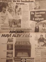 Hafta Sonu Haftalık Aktüalite Sinema Tiyatro Müzik ve Magazin Gazetesi - Yıl:10 Sayı:43 - Zeki Müren, huzuru yine annesinin dizi dibinde buldu - Zavallı Ayşecik, Zeynep Değirmencioğlu - Sonbahar ve mideniz - Kanser savaşında dev adım - Cihan Ünal'a ilk yasak - Gülşen Bubikoğlu ve büyük gözaltı - Bülent Ersoy 80 milyonluk teminat mektubu arıyor - Kaldırım güzellerine dikkat - Kim, Nerede, Nasıl? - Onnik Balıkçıyan - Güzin Haur - Yılmaz Çetiner - Melek Toker - Haldun Taner - Ünlü şarkıcıların Eurovision ''Blöf''ü - Hülya Tuğlu'nun antika dünyası - Necla İz, bir diş için okyanusu açtı - Kıskanç koca nasıl yola geldi? - Fatma Girik ailesini birbirine düşüren virane... - İskender Doğan - Okşan Ay - Paylaşılamayan çocuk annede kaldı - Selçuk Ural - Mualla Özbek - Canan Özbek - Gülünç ama gerçek... Çizgi Romanı - Bu kocanın fiyatı 3 milyon - Belkıs Akkale - Sami Yılmaztürk - Nurten Yılmaztürk - Cihan Ünal - Recep Peker- Necla Peker - Faruk Peker -Gazete tam değildir sadece 8 sayfası mevcuttur