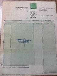 Efemera - ACIKO EKOLAYZER FATURASI - 22 ARALIK 1988 - ELEKTRONİK CİHAZLAR DAĞITIM VE TİCARET A.Ş. - ŞİŞLİ, İSTANBUL - OSMAN FAHİR SEDEN, O.F.S. PRODÜKSİYON - BEYOĞLU, İSTANBUL - ISLAK İMZALI, KAŞELİ - 21 x 29 cm EBATLI ORİJİNAL FATURA - TÜRK SİNEMA - FİLM TARİHİ - kitantik - kitaLog