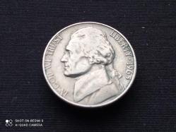 US 5 CENTS 1965