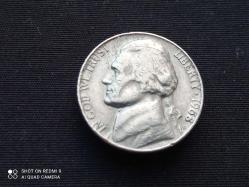 US FIVE CENTS 1968-D