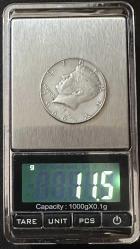 1966 - 1/2 (Half - Yarım) DOLAR / Amerika (John F. Kennedy) “11,5 Gr. Gümüş” YBMA66 / KM#202a