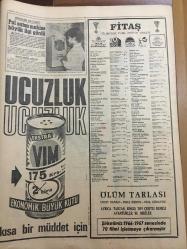 HÜRRİYET GAZETESİ 31 TEMMUZ 1967 YIL :20 SAYI :6916---Lalapaşa ilçesinde Uranyum bulundu ---Adapazarı n da bir kız korkudan öldü ---U-Thant : Vietkong kurtuluş savaşı yapıyor ---2 Gencin bindiği yelkenliden  hiç bir haber yok---Uçak gemisindeki ölü sayısı 180 e yükseldi ---İnönü ,denize girmek için  eşinden izin alamadı ---1 Ay tecavüze uğrayan kadın dün kurtuldu ---Zenci ayaklanmasında ölü sayısı 41 e yükseldi ---Balıkesirliler ,Şükrü ye şahane bir jübile yaptı ---Antrenör Gündüz Kılıç dün bütün tekliflere hayır dedi ---Fenerbahçe nin ikinci hedefi :Lübnan ın Racing takımı --Olimpiyatlar için Meksikalılar  Türk Folkloru öğrenecek ---Geceki zelzeleyi bütün Batı Anadolu hisseti ---Kafası kızan Tümgeneral 180 bin liraya plaj inşa etti ---Kıraç toprağa  hayat verdiler---Venezüela da da depremden yüze  yakın insan öldü --Saf uranyum kilosu 15 bin dolar  ---Kıbrıs ta yine çatışma oldu --Demirel bugün İran dan dönüyor ---