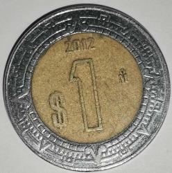 MEKSİKA 2012   1 PESO