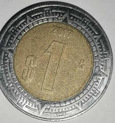 MEKSİKA 2017   1 PESO