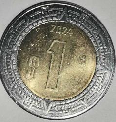 MEKSİKA 2024   1 PESO