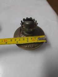 BAKIR GÖVDE KÜÇÜK BOY GAZ LAMBASI GÖVDESİ CAMSIZ 10 CM boy