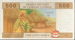 Merkezi Afrika - 500 Frank - 2002 - 