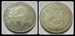 1980 - 2,5 (2½) GULDEN - HOLLANDA (YBMH80) KM#191
