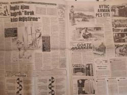 Hafta Sonu Haftalık Aktüalite Sinema Tiyatro Müzik ve Magazin Gazetesi - 27 Haziran 1975 - Sayı:26 - Türkan Şoray ''Ben de Fantom'a bindim'' - Şefik Tabakan - Muammer İnal - Müjde Ar - Mehtap Gürel - Tarık Akan - Muzaffer Tema - Gülay Tema - Bütün Samsun ağlıyordu - Gülşah'ın korkusu - Yaşla gelen dortlar - Kaza geliyorum demez - Prenses Caroline - İzzet Günay - Güzele ne yaraşmaz - Güngör Sikman - Aytül Tanaçan - Nuran Demirdöken - Merih Gürkaynak - Neydi, neydi, ne? - Truva'daki Ceset - İngiliz ajanı bağırdı: ''Bırak kılıcı değiştirme'' - Aytaç Arman pes etti - Türkan Şoray - Gülsün Kamu gökte ararken - Şimdi de havacıların yıldızı - Saraylarda aşk başkadır çizgi romanı - Nilgün Atılgan neden hep beyaz tuvalet - Ali Rıza Binboğa, Çatı katındaki mini plaj - Hülya Tuğlu - 150 bebekli genç anne - İşte Yeliz - Melike Demirağ - Yeşilçam Kilo Atıyor - Feri Cansel - Melek Görgün - Oya Peri - Bahar Erdeniz fotoğraf ve haberi - Tam Takım Gazete