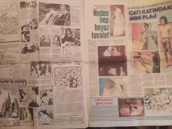 Hafta Sonu Haftalık Aktüalite Sinema Tiyatro Müzik ve Magazin Gazetesi - 27 Haziran 1975 - Sayı:26 - Türkan Şoray ''Ben de Fantom'a bindim'' - Şefik Tabakan - Muammer İnal - Müjde Ar - Mehtap Gürel - Tarık Akan - Muzaffer Tema - Gülay Tema - Bütün Samsun ağlıyordu - Gülşah'ın korkusu - Yaşla gelen dortlar - Kaza geliyorum demez - Prenses Caroline - İzzet Günay - Güzele ne yaraşmaz - Güngör Sikman - Aytül Tanaçan - Nuran Demirdöken - Merih Gürkaynak - Neydi, neydi, ne? - Truva'daki Ceset - İngiliz ajanı bağırdı: ''Bırak kılıcı değiştirme'' - Aytaç Arman pes etti - Türkan Şoray - Gülsün Kamu gökte ararken - Şimdi de havacıların yıldızı - Saraylarda aşk başkadır çizgi romanı - Nilgün Atılgan neden hep beyaz tuvalet - Ali Rıza Binboğa, Çatı katındaki mini plaj - Hülya Tuğlu - 150 bebekli genç anne - İşte Yeliz - Melike Demirağ - Yeşilçam Kilo Atıyor - Feri Cansel - Melek Görgün - Oya Peri - Bahar Erdeniz fotoğraf ve haberi - Tam Takım Gazete