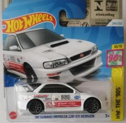 '98 Subaru Impreza 22B-STI Version 1/64 Ölçek 7 cm Lisanslı Hot Wheels Diecast Araç