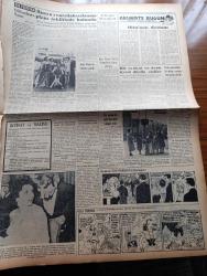 Vatan Gazetesi - 25 Mart 1955 - Medeni Bir Zaferimiz Yazan Ahmet Emin Yalman Köşe Yazısı - Mısır Aleyhimizde Bir Kampanya Açtı - Kuruçeşme Araba Vapuru Karaya Oturdu - Döviz Borçlarımız Hal Yoluna Girdi - Adnan Menderes Yaptığı Bir Gezintide Fevzi Lütfi Karaosmanoğlu İle Birlikte Fotoğraf - Karayolları Trafik Nizamnamesi Yürürlüğe Girdi - İran Prens Ali'nin Prensliği o Kabul Etmiyor - Kan Kanseri Tevlit Eden Virüs Tecrit Edildi - Hanımın Çiftliği Yazan Orhan Kemal Yazı Dizisi - Migros'un Umumî Heyet Toplantısı Yapıldı - İlk Deniz Otobüsü Caddebostan'ın Seyir Tecrübesi Yapıldı - Jules Verne'in Hatırası Anıldı - Geçmişte Bugün Oltu'nun Destanı - Gazeteci Ceyn Arden'in Maceraları Çizgi Roman - Hoş Memo Karikatür Çizen Al Capp - Şah İsmail Yazan Feridun Fazıl Tülbentçi Yazı Dizisi - Hacı Bey Zade Muhtar Bey Yazan Abdülbaki Gölpınarlı - Hergün Bir Yıldız John Ericsson - Sanat Aleminde Yazan Tunç Yalman - Kazanan Kaybediyor Yazan Graham Greene Yazı Dizisi - Galatasaray Fenerbahçe Maçı