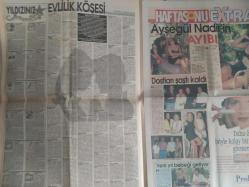 Hafta Sonu Haftalık Aktüalite Sinema Tiyatro Müzik ve Magazin Gazetesi - 14 Ağustos 1996 - Sayı:33 - Zifaf gecesinde kokain şoku - Funda Barın - Yasemin Koşal - Ebru Destan-  Canan Kılıç - Mahsun Kırmızıgül'e hayır diyen sosyetik - Hülya Avşar - Adnan Güngör - Kenan Doğulu - Bayşu - Atıf Yılmaz - Deniz Türkali - Türkan Şoray - Uğur Güneri - Hale Keleş, Özcan Deniz'e ateş püskürüyor - Görünmeye adam - Ferda Anıl Yarkın - Seda Sayan - Muazzez Ersoy - Ahmet San - Serdar Ortaç - Yeşim Salkım - Hakan Uzan - Büyük aşkın ilk fotoğrafı! - Gamze Gözalan - Olcayto - Ankaralı Turgut iki ünlüyle kafa buluyor - Gazi Yaşargil - Zeki Müren, Ajda'yı niçin kabul etmedi? - Evlilik Köşesi - Leda Er - Emel Sözer - Yeni yıl bebeği geliyor - Ayşegül Nadir'in ayıbı - Kim Nerede Nasıl? - Osman Meze - Enis Özsaruhan - Gencer Koyuncuoğlu - Bedrettin Dalan - Gülşen'in 13 tutkusu - Muazzez Abacı benim ablam - Asım Ekren - Yeliz - Levent Tülek - Ekin Olcayto - Demet Akalın -Serdar Önal - Sibel Can-Tam Takım Gazete