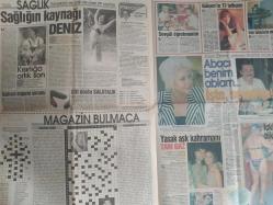 Hafta Sonu Haftalık Aktüalite Sinema Tiyatro Müzik ve Magazin Gazetesi - 14 Ağustos 1996 - Sayı:33 - Zifaf gecesinde kokain şoku - Funda Barın - Yasemin Koşal - Ebru Destan-  Canan Kılıç - Mahsun Kırmızıgül'e hayır diyen sosyetik - Hülya Avşar - Adnan Güngör - Kenan Doğulu - Bayşu - Atıf Yılmaz - Deniz Türkali - Türkan Şoray - Uğur Güneri - Hale Keleş, Özcan Deniz'e ateş püskürüyor - Görünmeye adam - Ferda Anıl Yarkın - Seda Sayan - Muazzez Ersoy - Ahmet San - Serdar Ortaç - Yeşim Salkım - Hakan Uzan - Büyük aşkın ilk fotoğrafı! - Gamze Gözalan - Olcayto - Ankaralı Turgut iki ünlüyle kafa buluyor - Gazi Yaşargil - Zeki Müren, Ajda'yı niçin kabul etmedi? - Evlilik Köşesi - Leda Er - Emel Sözer - Yeni yıl bebeği geliyor - Ayşegül Nadir'in ayıbı - Kim Nerede Nasıl? - Osman Meze - Enis Özsaruhan - Gencer Koyuncuoğlu - Bedrettin Dalan - Gülşen'in 13 tutkusu - Muazzez Abacı benim ablam - Asım Ekren - Yeliz - Levent Tülek - Ekin Olcayto - Demet Akalın -Serdar Önal - Sibel Can-Tam Takım Gazete
