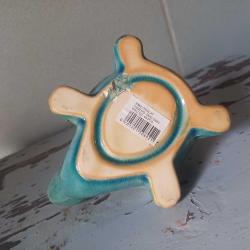 Kaplumbağa tealight seramik mumluk