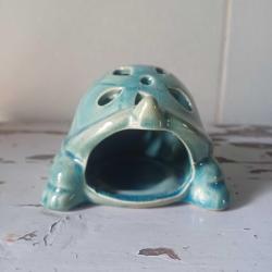 Kaplumbağa tealight seramik mumluk