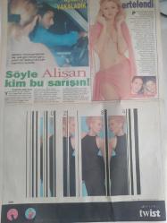 Hafta Sonu Haftalık Aktüalite Sinema Tiyatro Müzik ve Magazin Gazetesi - 23 Ağustos 2000 - Sayı:34 - Gönül Yazar'a yakışmadı - Onu bu halde görenler pek yadırgadı - Uğur Güneri - Hande Ataizi'ye erken nispet - DJ Uğur Kirik - Ayşe Hatun Önal'dan Neşe Erberk'e suçlama - Deniz Akkaya ile Julia Nitu'nun da alacağı varmış - Canan Mutluer - Seda Pıtrak - Deniz Öney - Antalya aşkı - Tarık Tarcan - Mehtap Saraç - Can Gürzap - Yasemin Koşal - Faruk Tınaz - İpek Acar - Arda Kural'la arkadaşı tatil borçlarını ödemedikleri için icraya verildi - Deniz Arcak  -Aysun Kayacı - Emre Aşık - Evlilik yine ertelendi - Söyle Alişan kim bu sarışın fotoğraf ve haberi - Gazete tam değildir sadece 4 sayfası mevcuttur