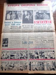 Vatan Gazetesi - 19 Şubat 1957 - Demirperdenin İktisadi Öksesindeyiz Yazan Ahmet Emin Yalman Köşe Yazısı - Türk Başdelegesi Selim Sarper Vesikalara Dayanarak Yaptığı Bir Konuşmada Yunanistan'ın Haksızlığını Ortaya Koydu - Maestro Toscanini'nin Cenazesinde Leyla Gencer Mersiye Okudu - Başvekil Adnan Menderes Bir Amerikan Radyosunda Konuştu - Meşhur Piyanist Joseph Hofman Öldü - Ahmet Mithat Efendi'nin Bir Romanı Musullu Süleyman Sadeleştiren Behçet Necatigil Yazı Dizisi - Troleybüs Pangaltı Ve Yenikapı Arası İşleyecek - Sinema Kulüpleri Yazan Salah Birsel - Çanakkale Türk'ün Kahramanlık Destanı Yazan Alan Moorehead Yazı Dizisi - Berlin Güzeli 21 Yaşındaki Victoria Berger Oldu - Marilyn Monroe'nun Kocası Suçlu Görüldü - Reşat Nuri Güntekin İçin Yazan Ruşen Eşref Ünaydın Yazı Dizisi - Dünya Nelere Gülüyor Karikatür - 1001 Gece Masalları Hazırlayan Suat Taşer Yazı Dizisi - Batakhane İnsanları Yazan Adnan Veli Yazı Dizisi - Futbolda Avrupa Grubuna Alındık - Yüzücü Murat Güler