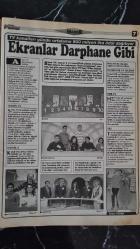TÜRKİYE PAZAR GAZETESİ - 21 ŞUBAT 1993 - RUŞEN EŞREF , EYÜP SULTAN DA RAMAZAN GECESİ - BARBAROS HAYRETTİN PAŞA , TURGUT REİSİMİ DÜNYALARA DEĞİŞMEM , PROF. DR. İSMET MİROĞLU - ERTAN TÜNER , EKRANLAR DARPHANE GİBİ , ÇARKIFELEK, HAYDİ BASTIR , HANİ VARYA , JOKER - TURHAN, BURHAN ÖZTEKİN . HEPATİT C CAN ALMAYA DVAM EDİYOR - MARMARA OTELİ BAŞAŞÇISI SEDAT ÖZKAN USTA - LEVENT AKIN , VİTRİNLERDE NELER VAR - GÜLER ERKAN TATLI DİLİM , GÜLER YÜZLÜM - RABİA AKÜZ , SİNEKTEN AKREBE - EŞREF KOLÇAK , HAYATIMDA ŞEVKLE OYNADIĞIM TEK FİLM , AZİZ MAHMUT HÜDAYİ HZ. NİN HAYATINI ANLATAN FİLM TAMAMLANDI -  KERAMETTİN AŞMAZ , HZ. ÖMERE GELİN OLAN KIZ - BİL BUL - BİZİM SOKAK - TIRCININ KARISI, YÜZÜNÜN KARASI ...