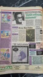TÜRKİYE PAZAR GAZETESİ -  27 ARALIK 1992 - ATATÜRK' ÜN MANEVİ KIZI SABİHA GÖKÇEN YUNAN DERGİSİNE YAKINDI 