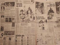 Hafta Sonu Haftalık Aktüalite Sinema Tiyatro Müzik ve Magazin Gazetesi - 12 Ağustos 1977 - Sayı:33 - Türkan Şoray kardeşi Nazan Şoray'ın yasak aşkına kesinlikle karşı çıktı - Rüçhan Adlı - Şevket Adlı - Erol Büyükburç - Prens Charles - Ajda Pekkan - Gönül Yazar'ı, Ankara'da soydular - Sarılığın yazı kışı yoktur - Taner Şener ''Felaket bana adım adım geldi'' - Brigitte Bardot - Annette Stoyberg - Catherine Deneuve - Catherine Schneider - Asu Maralman kalafattan geçti - Güzele ne yaraşmaz - Gülsen Erad - Güler Yiğit - Selma Kip - Salonda Suç Üstü - Erol Evgin - Ayla Algan - Turan Güneş - Naim Akan - Sarığı attı, mikrofonu kaptı - Seyyal Taner bu krizlerin sebebi nedir? - Naim Akan - Garip Ama Gerçek çizgi romanı - Elif Pektaş ''Yüzemiyorum, çünkü huylanıyorum'' - Hale Soygazi'nin eşi Ahmet Özhan'a sürprizi - İşte, Seher Şeniz'i intihara sürükleyen adam! - İskender Doğan'ın ailesi ateş püskürüyor - Okşan Ay - Bülent Ersoy, hatıra defterine not düştü - Sevda Karaca - Tam Takım Gazete