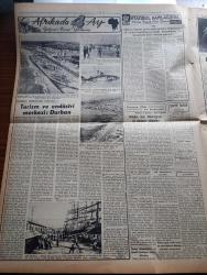 Vatan Gazetesi - 21 Eylül 1953 - Ya Çıkarsa Yazan Ahmet Emin Yalman Köşe Yazısı - Eski Gizli Polis Şefi Beria Rusya'dan Kaçarak Tarafsız Bir Memlekete Sığındı -  Rusya Kuzey Kore İle Bir Anlaşma İmzaladı - Amerika Türkiye Atom Topu Verecek - Suna Kan İdil Biret Konseri Parlak Oldu Fotoğraf - Fenerbahçe Enosis'i 4 0 Mağlup Etti - Fransa Güzeli Sylvaine Carpentier De Avrupa Kraliçesi Tacını Giydi - Kaşgari Kabilesi Şah'a Sadık Olduğunu Bildirdi - Yeşil Gözlü Soledad Yazan Greta Granor Yazı Dizisi - Türk İş'in Komünizmi Tel'in Beyannamesi - Fotoğraflarla Haberler - Afrika'da 4 Ay Yazan Tunç Yalman Yazı Dizisi - İstanbul Kapılarında Fethin Büyük Tarihi Romanı Yazan Feridun Fazıl Tülbentçi Yazı Dizisi - Salgın Filminin Yıldızı Rejisörlül Sahasına Atılan Ali İpar Yaşadığı Sıkıntıları Anlatıyor - Ahmet Rasim 21 Yıl Evvel Bugün Aramızdan Ayrılmıştı - Kore Köprüleri Yazan James Michener Yazı Dizisi - Good Year Lastikleri - Çapamarka - Poker Play Tıraş bıçağı - Bulmaca