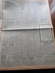 Vatan Gazetesi - 21 Eylül 1953 - Ya Çıkarsa Yazan Ahmet Emin Yalman Köşe Yazısı - Eski Gizli Polis Şefi Beria Rusya'dan Kaçarak Tarafsız Bir Memlekete Sığındı -  Rusya Kuzey Kore İle Bir Anlaşma İmzaladı - Amerika Türkiye Atom Topu Verecek - Suna Kan İdil Biret Konseri Parlak Oldu Fotoğraf - Fenerbahçe Enosis'i 4 0 Mağlup Etti - Fransa Güzeli Sylvaine Carpentier De Avrupa Kraliçesi Tacını Giydi - Kaşgari Kabilesi Şah'a Sadık Olduğunu Bildirdi - Yeşil Gözlü Soledad Yazan Greta Granor Yazı Dizisi - Türk İş'in Komünizmi Tel'in Beyannamesi - Fotoğraflarla Haberler - Afrika'da 4 Ay Yazan Tunç Yalman Yazı Dizisi - İstanbul Kapılarında Fethin Büyük Tarihi Romanı Yazan Feridun Fazıl Tülbentçi Yazı Dizisi - Salgın Filminin Yıldızı Rejisörlül Sahasına Atılan Ali İpar Yaşadığı Sıkıntıları Anlatıyor - Ahmet Rasim 21 Yıl Evvel Bugün Aramızdan Ayrılmıştı - Kore Köprüleri Yazan James Michener Yazı Dizisi - Good Year Lastikleri - Çapamarka - Poker Play Tıraş bıçağı - Bulmaca