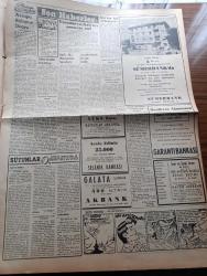 Vatan Gazetesi - 2 Eylül 1953 - İçişleri Bakanı Ethem Menderes'in Açıklamaları Yazan  Ahmet Emin Yalman - İsmet İnönü İstanbul'a Yendi- CHP Genel Sekreteri Kasım Gülek'in İçyüzü - Süreyya Genca Ani Olarak Vefat Etti - Milyoner Onassis İstanbul'a Geliyor - Eşref Edip Dün Tevkif Edildi - A. Kaşani Siyasi Hayattan Çekiliyor - Kore'de 20 Türk Esiri Daha İade Edildi - Maliye Bakanı Hasan Polatkan Bugün Amerika'ya Gidiyor - Gazi Osman Paşa'nın Bayraktarı Mustafa Çavuş 112 Yaşında Ankara'da Yaşıyor -  Yeşil Gözlü Soledad Yazan Greta Granor Yazı Dizisi - Hilton Oteli Ocak Ayı Sonunda Bitecek - Güzel Sanatlar Akademisi Dersleri Yeni Binada Başlıyor - Yugoslavya İtalya'yı Protesto Etti - İstanbul Kapılarında Fethin Büyük Tarihi Romanı Yazan Feridun Fazıl Tülbentçi Yazı Dizisi - Ankara İstanbul İzmir Teknik Üniversite Radyosu Programı - Arı Bisküvileri - Halda Yazı Makinesi - Good Year Lastikleri - Dermojen -  Yeni Ticaret Rejiminin Bugün İlanı Muhtemel