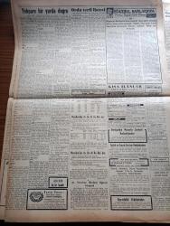 Vatan Gazetesi - 2 Eylül 1953 - İçişleri Bakanı Ethem Menderes'in Açıklamaları Yazan  Ahmet Emin Yalman - İsmet İnönü İstanbul'a Yendi- CHP Genel Sekreteri Kasım Gülek'in İçyüzü - Süreyya Genca Ani Olarak Vefat Etti - Milyoner Onassis İstanbul'a Geliyor - Eşref Edip Dün Tevkif Edildi - A. Kaşani Siyasi Hayattan Çekiliyor - Kore'de 20 Türk Esiri Daha İade Edildi - Maliye Bakanı Hasan Polatkan Bugün Amerika'ya Gidiyor - Gazi Osman Paşa'nın Bayraktarı Mustafa Çavuş 112 Yaşında Ankara'da Yaşıyor -  Yeşil Gözlü Soledad Yazan Greta Granor Yazı Dizisi - Hilton Oteli Ocak Ayı Sonunda Bitecek - Güzel Sanatlar Akademisi Dersleri Yeni Binada Başlıyor - Yugoslavya İtalya'yı Protesto Etti - İstanbul Kapılarında Fethin Büyük Tarihi Romanı Yazan Feridun Fazıl Tülbentçi Yazı Dizisi - Ankara İstanbul İzmir Teknik Üniversite Radyosu Programı - Arı Bisküvileri - Halda Yazı Makinesi - Good Year Lastikleri - Dermojen -  Yeni Ticaret Rejiminin Bugün İlanı Muhtemel