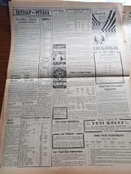 Vatan Gazetesi - 8 Eylül 1953 - Rakamlar Konuşuyor Yazan Ahmet Emin Yalman Köşe Yazısı - Mahkemeler Yeni Yıl Faaliyetine Başladı- Yargıtay Başkanı Bedri Köker - Başbakan Adnan Menderes'in Konuşmasının Tepkileri - Cavit Oral CHP'den Ayrıldı - Doktor Adenauer'in Partisi Çoğunluğu Sağladı - Kore'de Komünistler Tarafından İade Edilen Hasta Ve Yaralı Esirlerden Bir Türk Fotoğraf - Boksör Saim Saygılı İki Kişiyi Yaraladı - Yeşil Gözlü Soledad Yazan Greta Granor Yazı Dizisi - Marmara Hattında Yeni Sürat Postaları - Dram Tiyatrosunda Kartal Yuvası Piyesi İçin Günde 2 Defa Prova Yapılıyor - Fotoğraflarla Haberler - Afganistan Başbakanı Mareşal Şah Mahmud Han İstifa Etti - Afrika'da 4 Ay Yazan Tunç Yalman Yazı Dizisi - İstanbul Kapılarında Fethin Büyük Tarihi Romanı Yazan Feridun Fazıl Tülbentçi Yazı Dizisi - Haşim Mardin'le Mehmet Kavala'nın Duruşması - Çocuk Köşesi - Gripin - Borsa - Kodak - İstanbul Ankara İzmir Radyosu Programı - Makina Kimya Endüstrisi Diskleri - Bulmaca - Alman Seçimleri