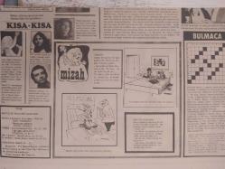 Flaş Haftalık Aktüalite, Sinema ve Magazin Gazetesi - Bahar Erdeniz Posteri - 44x30cm boyutundadır - Kısa Kısa - Ayla Algan - Nilüfer - Vedat Çetinkaya - Mizah - Bulmaca - Tek Yaprak Arkalı Önlüdür - Gazete tam değildir sadece poster kısmıdır