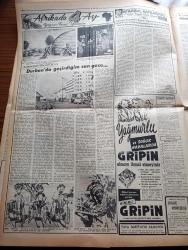 Vatan Gazetesi - 10 Ekim 1953 - Bir İktisadi Anketin Neticeleri 3  Yazan Ahmet Emin Yalman Yazı Dizisi -  Eski Millet Partili Komünist Nihat Yazar'ın Mısır'dan Gelen Sesi - Kıbrıs Müftü Adayı Mehmet Dana Mahkemeye Müracaat Edecek -  Hava Yarışını İngilizler Kazandı - Yüzücü Florence Chadwick Çanakkale'yi Geçti - Yeşil Gözlü Soledad Yazan Greta Granor Yazı Dizisi - Sarıyer Elektrik Santralinden Yalova Da Faydalanacak - Türkistan'dan 1166 Göçmen Gelecek - Devamlı Arap İsrail Gerginliği Yazan Altemur Kılıç - Fotoğraflarla Haberler - Afrika'da 4 Ay Yazan Tunç Yalman Yazı Dizisi - İstanbul Kapılarında Fethin Büyük Tarihi Romanı Yazan Feridun Fazıl Tülbentçi Yazı Dizisi - Kore Köprüleri Yazan James Michener Yazı Dizisi- Olimpiyakos Beyoğluspor Bugün Karşılaşıyor - Milletlerarası Basketbol Müsabakalarının Fikstürü Çekildi - Arı Unları - Gillette Bıçakları - Nebabiş Trençkotları - Vakko Eşarp - Arı Bisküvileri - Derman Ağrı Kesici - Roja Briyantini - Bima Konserveleri - Sümerbank