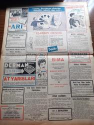 Vatan Gazetesi - 10 Ekim 1953 - Bir İktisadi Anketin Neticeleri 3  Yazan Ahmet Emin Yalman Yazı Dizisi -  Eski Millet Partili Komünist Nihat Yazar'ın Mısır'dan Gelen Sesi - Kıbrıs Müftü Adayı Mehmet Dana Mahkemeye Müracaat Edecek -  Hava Yarışını İngilizler Kazandı - Yüzücü Florence Chadwick Çanakkale'yi Geçti - Yeşil Gözlü Soledad Yazan Greta Granor Yazı Dizisi - Sarıyer Elektrik Santralinden Yalova Da Faydalanacak - Türkistan'dan 1166 Göçmen Gelecek - Devamlı Arap İsrail Gerginliği Yazan Altemur Kılıç - Fotoğraflarla Haberler - Afrika'da 4 Ay Yazan Tunç Yalman Yazı Dizisi - İstanbul Kapılarında Fethin Büyük Tarihi Romanı Yazan Feridun Fazıl Tülbentçi Yazı Dizisi - Kore Köprüleri Yazan James Michener Yazı Dizisi- Olimpiyakos Beyoğluspor Bugün Karşılaşıyor - Milletlerarası Basketbol Müsabakalarının Fikstürü Çekildi - Arı Unları - Gillette Bıçakları - Nebabiş Trençkotları - Vakko Eşarp - Arı Bisküvileri - Derman Ağrı Kesici - Roja Briyantini - Bima Konserveleri - Sümerbank
