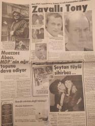 Hafta Sonu Haftalık Aktüalite Sinema Tiyatro Müzik ve Magazin Gazetesi - 9 Mart 1984 - Sayı:11 - Bülent Ersoy'un son çırpınışı... - Sabri Demirdöğen - Muzaffer Özpınar - Perihan Savaş Yeşilçam için zayıflıyor - Kaçak aktör Faruk Peker'i Münih'te yakaladık - Perihan Savaş - İbrahim Tatlıses - Görünmeyen adamın gözüyle - Emel Sayın, İngilizce'den köşeyi döndü - Bekir Çelenk'in ilk eşi, silahların gölgesinde gömüldü... - Kulak çınlaması beyin tümörünün ilk işaretidir - Muazzez Abacı, MDP'nin ağır topunu dava ediyor - Zavallı Tony Curtis - Şeytan tüylü sihirbaz... - Müzeyyen Senar - Safiye Ayla - Ajda Pekkan - Mahmut Kavran - Nihal Şeker - Eurovision'da çatlak sesler ve umut veren gençler - Orhan Gencebay centilmen erkektir - Kemal Sunal ''Biz salak değiliz'' diyor - Meral Tuna - Adnan Şenses - Semiha Yankı'nın kaderi kötü yazılmış - Hayriye Müren, oğlu Zeki Müren'i gördü hayata döndü - Zerrin Özer kararlı - Necla Nazır - Tülin Işık - Güler Arnaz - Selim Soydan - Tam Takım Gazete